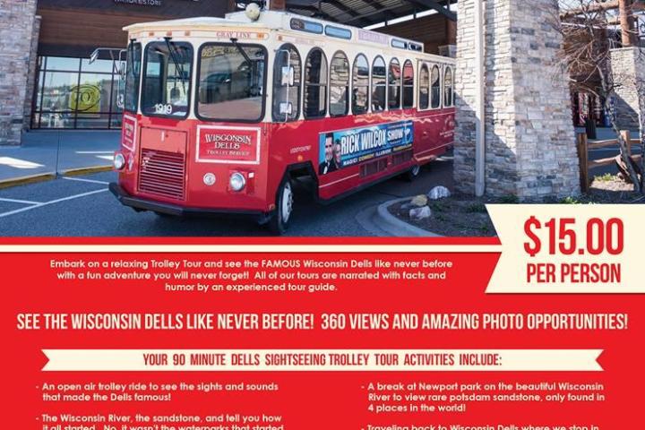 Dells city and history tour brochure